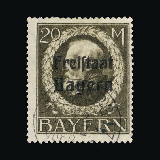 Lot 6647 - german states - bavaria 1919-20 - Universal Philatelic Auctions Sale #72 Lot 6647 - german states - bavaria 1919-20 - Universal Philatelic Auctions Sale #72