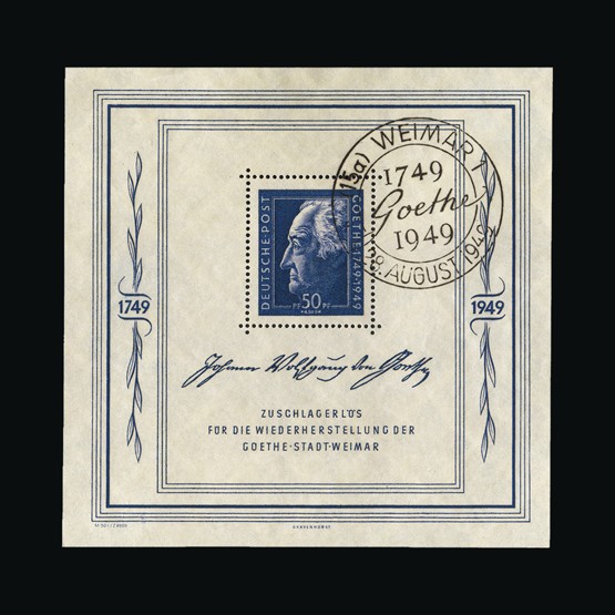 Lot 6687 - germany - allied occupation 1949 -  Universal Philatelic Auctions Sale #72