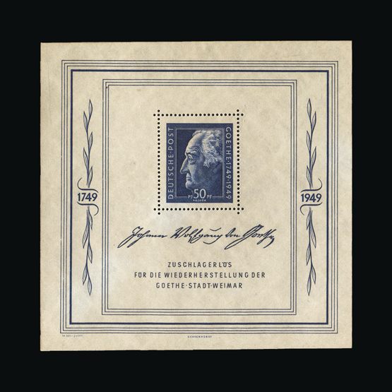 Lot 6691 - Germany - Allied Occupation - British and American Zones 1949 -  Universal Philatelic Auctions Sale #72