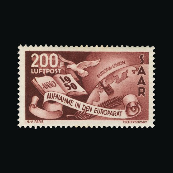 Lot 6802 - germany - saar 1950 -  Universal Philatelic Auctions Sale #72
