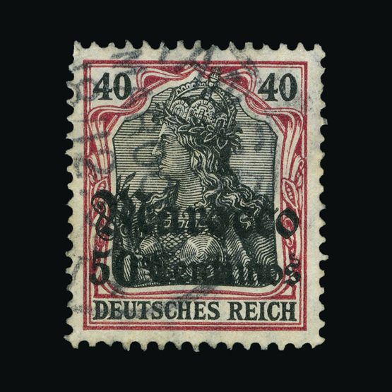 Lot 6817 - Germany - Colonies - Morocco 1908 - Universal Philatelic Auctions Sale #72 Lot 6817 - Germany - Colonies - Morocco 1908 - Universal Philatelic Auctions Sale #72