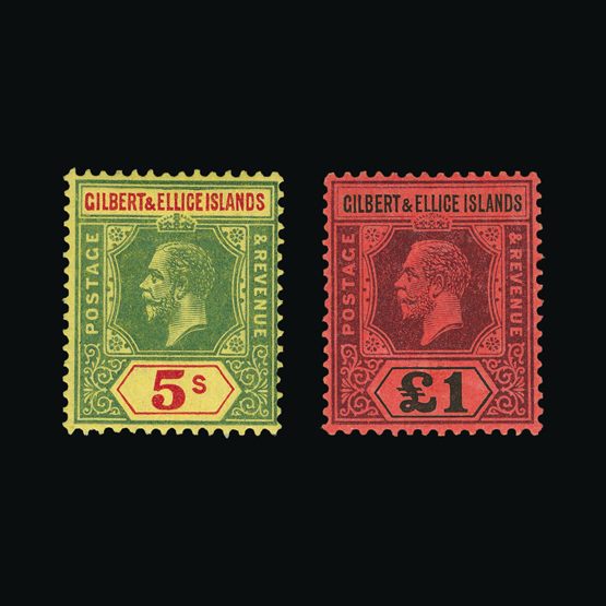 Lot 7247 - gilbert and ellice islands 1912-24 -  Universal Philatelic Auctions Sale #72