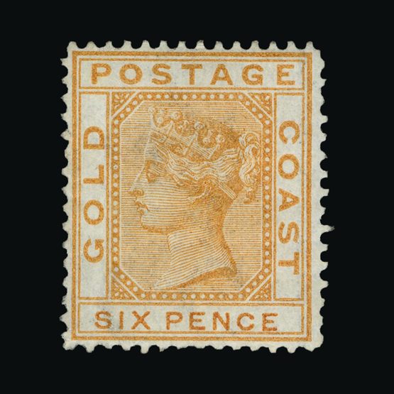 Lot 7306 - gold coast 1876-84 -  Universal Philatelic Auctions Sale #72