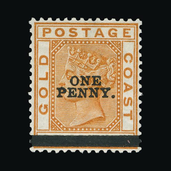 Lot 7319 - gold coast 1889 -  Universal Philatelic Auctions Sale #72