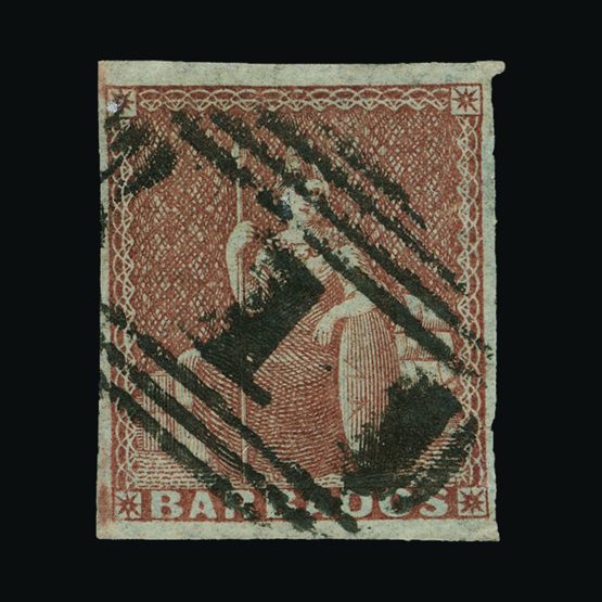 Lot 1661 - barbados 1852-55 -  Universal Philatelic Auctions Sale #73