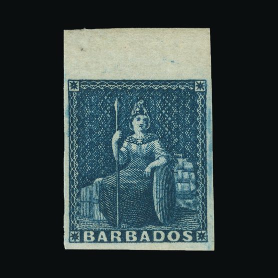 Lot 1667 - barbados 1855 -  Universal Philatelic Auctions Sale #73