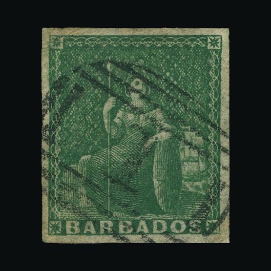 Lot 1669 - barbados 1855-58 -  Universal Philatelic Auctions Sale #73