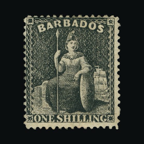 Lot 1675 - barbados 1872 -  Universal Philatelic Auctions Sale #73