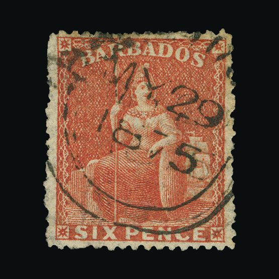 Lot 1676 - barbados 1872 -  Universal Philatelic Auctions Sale #73
