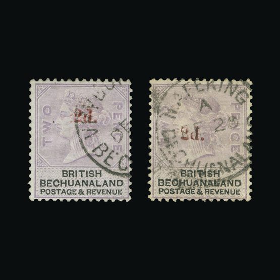 Lot 1943 - bechuanaland 1888 -  Universal Philatelic Auctions Sale #73