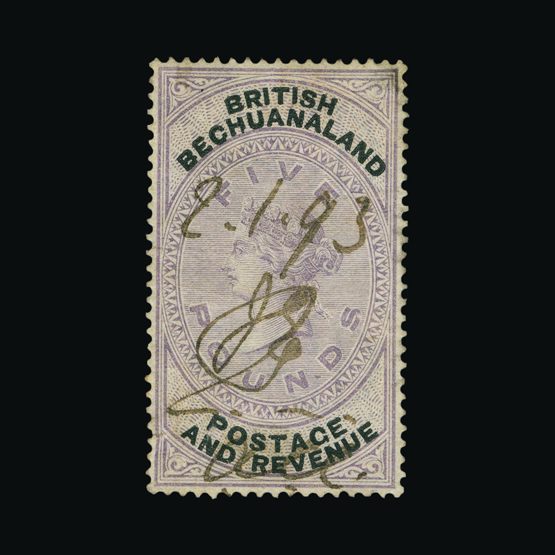 Lot 1949 - bechuanaland 1888 -  Universal Philatelic Auctions Sale #73