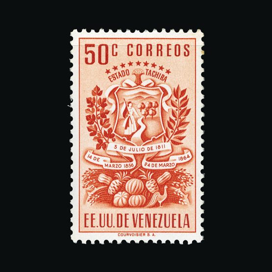 Lot 20149 - Venezuela 1951 -  Universal Philatelic Auctions Sale #73