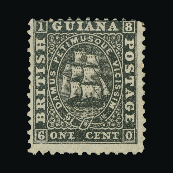 Lot 2627 - british guiana 1863 -  Universal Philatelic Auctions Sale #73