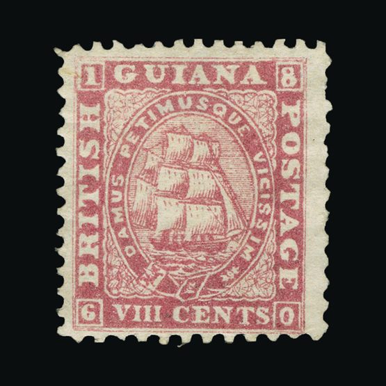 Lot 2630 - british guiana 1868 -  Universal Philatelic Auctions Sale #73