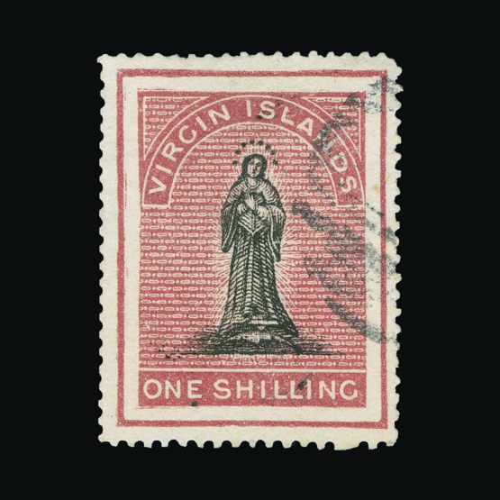 Lot 3049 - british virgin islands 1868 -  Universal Philatelic Auctions Sale #73