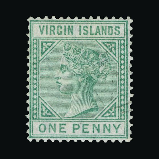 Lot 3053 - british virgin islands 1879-80 -  Universal Philatelic Auctions Sale #73