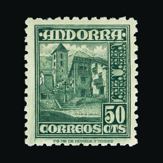 Lot 376 - Andorra - Spanish Post Offices 1948 - Universal Philatelic Auctions Sale #73 Lot 376 - Andorra - Spanish Post Offices 1948 - Universal Philatelic Auctions Sale #73
