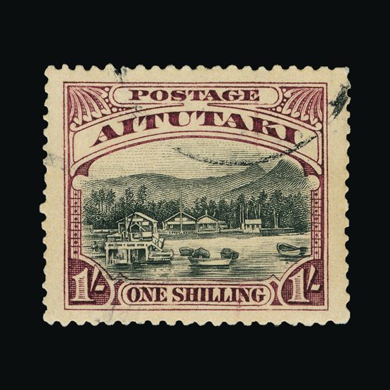Lot 4414 - Cook Islands - Aitutaki 1920 -  Universal Philatelic Auctions Sale #73