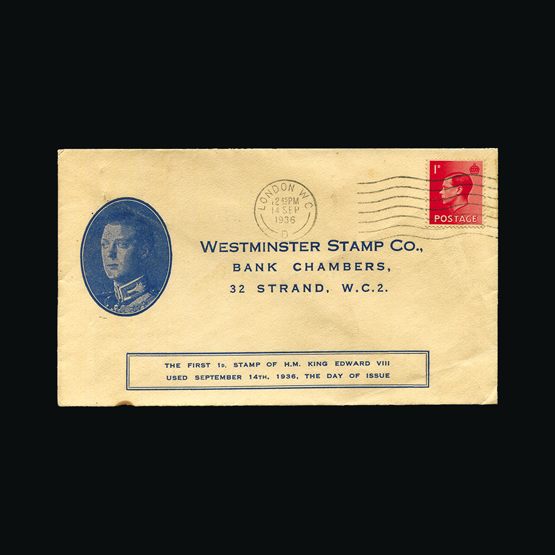 Lot 10308 - Great Britain - Covers - KEVIII 1936 - Universal Philatelic Auctions Sale #75 | Unsold lots at reserve prices (80% of estimate) Lot 10308 - Great Britain - Covers - KEVIII 1936 - Universal Philatelic Auctions Sale #75 | Unsold lots at reserve prices (80% of estimate)