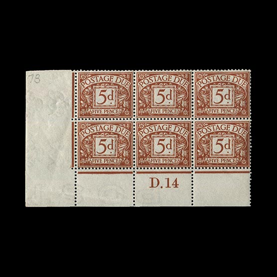 Lot 10676 - Great Britain - Postage Dues 1914-22 - Universal Philatelic Auctions Sale #75 | Unsold lots at reserve prices (80% of estimate) Lot 10676 - Great Britain - Postage Dues 1914-22 - Universal Philatelic Auctions Sale #75 | Unsold lots at reserve prices (80% of estimate)