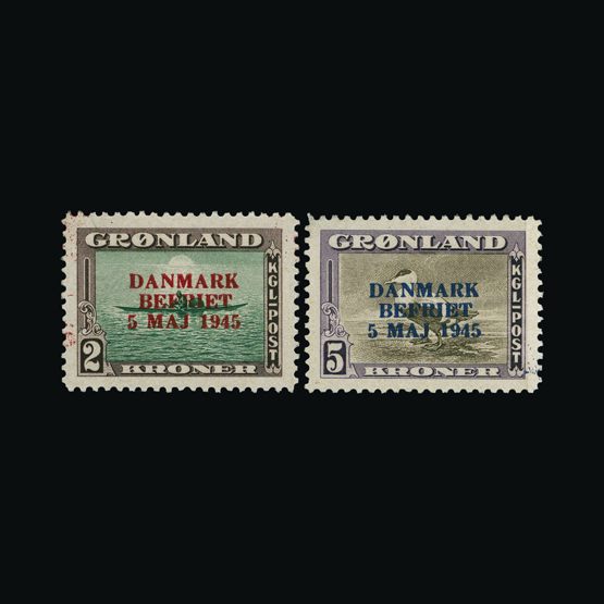Lot 11144 - Greenland 1945 - Universal Philatelic Auctions Sale #75 Lot 11144 - Greenland 1945 - Universal Philatelic Auctions Sale #75
