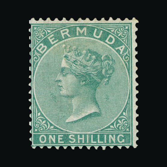 Lot 1777 - Bermuda 1865 -  Universal Philatelic Auctions Sale #75