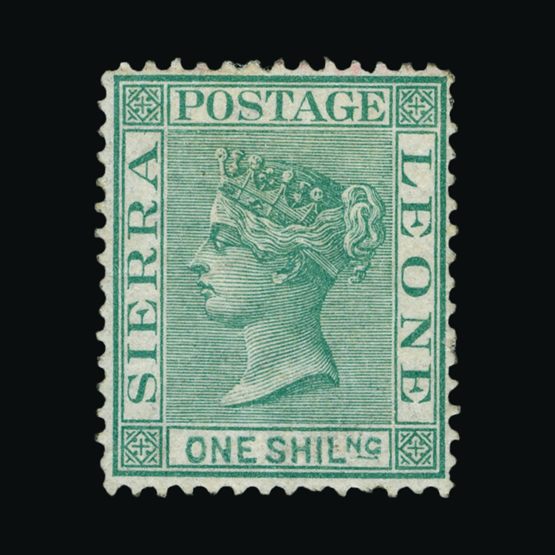 Lot 17790 - sierra leone 1876 -  Universal Philatelic Auctions Sale #75