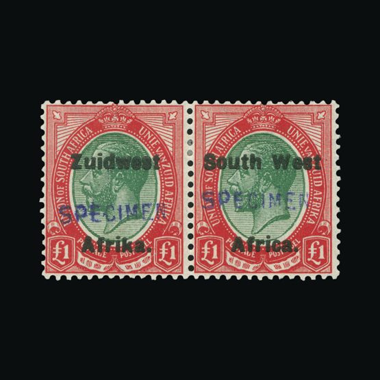 Lot 18186 - south west africa 1923-26 -  Universal Philatelic Auctions Sale #75