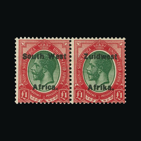 Lot 18187 - south west africa 1923-26 -  Universal Philatelic Auctions Sale #75