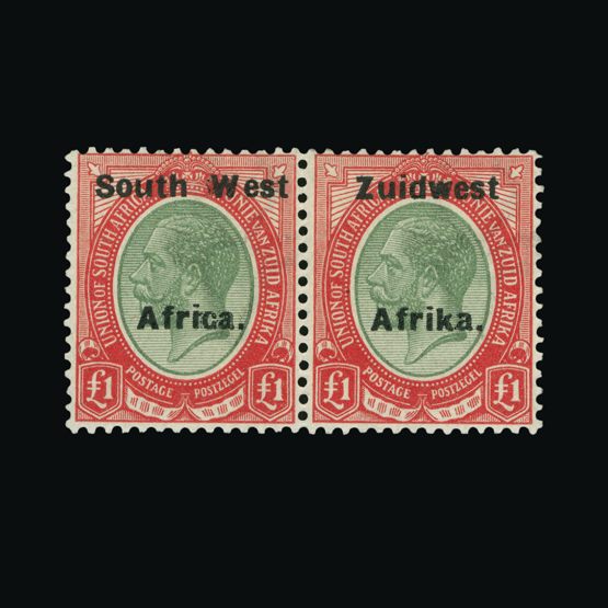 Lot 18188 - south west africa 1923-26 -  Universal Philatelic Auctions Sale #75