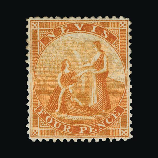 Lot 18517 - St. Kitts and Nevis - Nevis 1867-76 - Universal Philatelic Auctions Sale #75 | Unsold lots at reserve prices (80% of estimate) Lot 18517 - St. Kitts and Nevis - Nevis 1867-76 - Universal Philatelic Auctions Sale #75 | Unsold lots at reserve prices (80% of estimate)