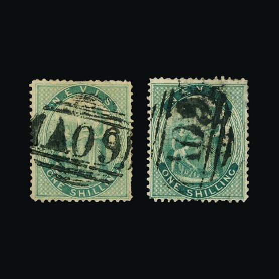 Lot 18520 - St. Kitts and Nevis - Nevis 1871-78 - Universal Philatelic Auctions Sale #75 Lot 18520 - St. Kitts and Nevis - Nevis 1871-78 - Universal Philatelic Auctions Sale #75