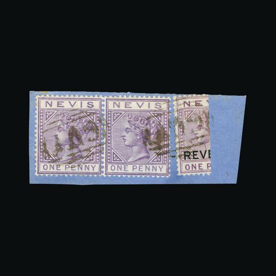 Lot 18533 - St. Kitts and Nevis - Nevis 1882-90 - Universal Philatelic Auctions Sale #75 Lot 18533 - St. Kitts and Nevis - Nevis 1882-90 - Universal Philatelic Auctions Sale #75