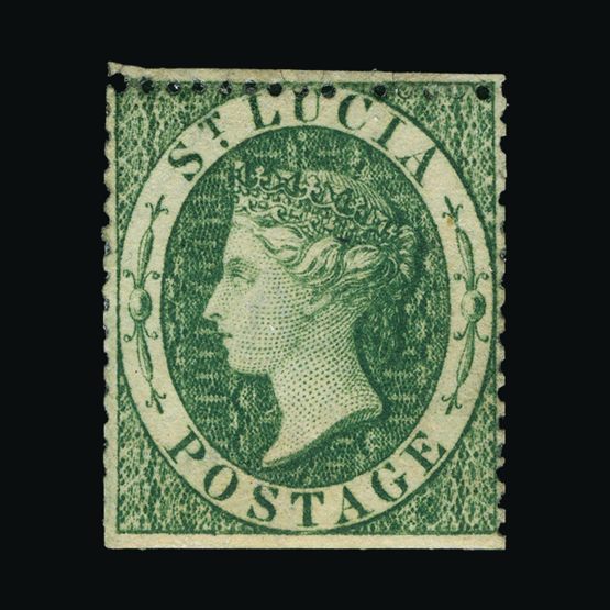 Lot 18600 - st. lucia 1860 - Universal Philatelic Auctions Sale #75 Lot 18600 - st. lucia 1860 - Universal Philatelic Auctions Sale #75