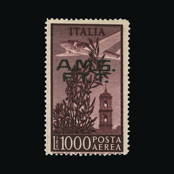 Lot 19391 - trieste - zone a 1947-8 -  Universal Philatelic Auctions Sale #75 | Unsold lots at reserve prices (80% of estimate)