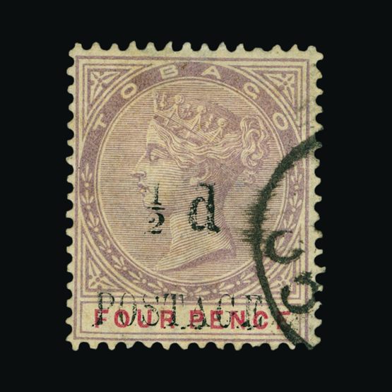 Lot 19476 - Trinidad and Tobago - Tobago 1896 - Universal Philatelic Auctions Sale #75 | Unsold lots at reserve prices (80% of estimate) Lot 19476 - Trinidad and Tobago - Tobago 1896 - Universal Philatelic Auctions Sale #75 | Unsold lots at reserve prices (80% of estimate)