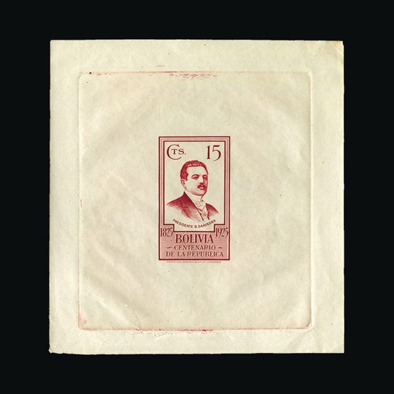 Lot 2010 - bolivia 1925 -  Universal Philatelic Auctions Sale #75 | Unsold lots at reserve prices (80% of estimate)