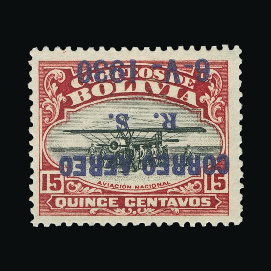 Lot 2015 - bolivia 1930 -  Universal Philatelic Auctions Sale #75