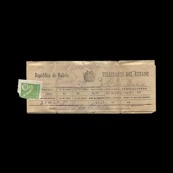 Lot 2018 - bolivia 1934 -  Universal Philatelic Auctions Sale #75