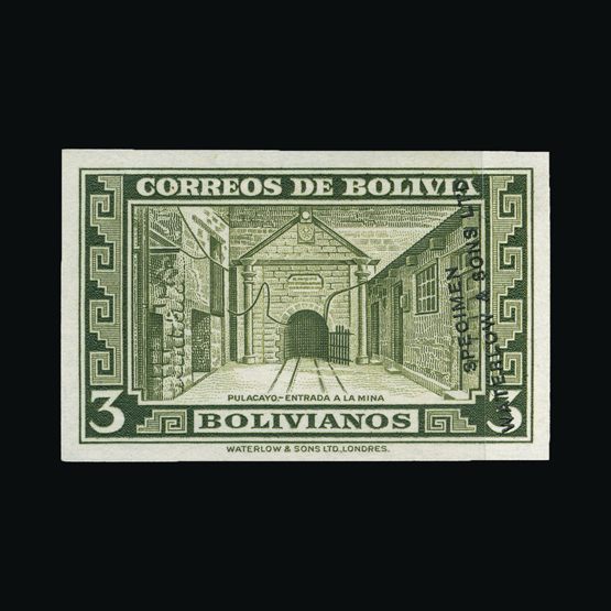 Lot 2023 - bolivia 1943 -  Universal Philatelic Auctions Sale #75 | Unsold lots at reserve prices (80% of estimate)
