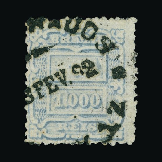 Lot 2048 - brazil 1884 -  Universal Philatelic Auctions Sale #75