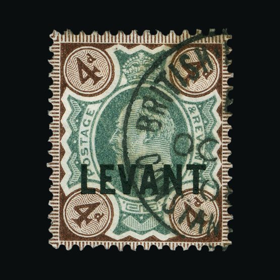 Lot 2280 - british levant 1905 -  Universal Philatelic Auctions Sale #75 | Unsold lots at reserve prices (80% of estimate)