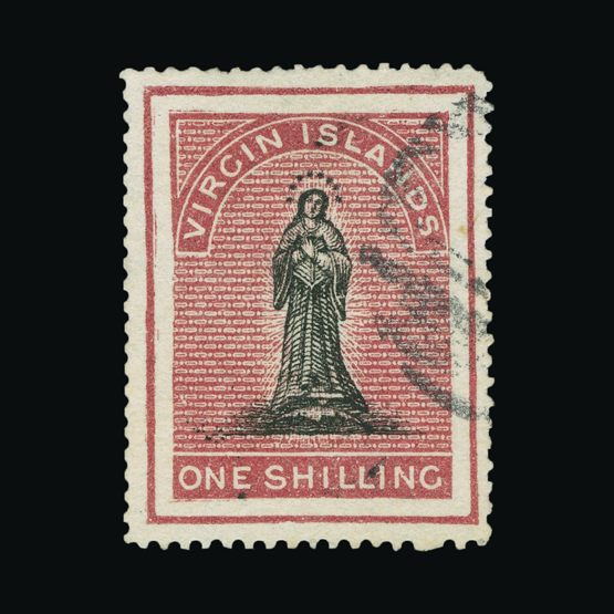 Lot 2458 - british virgin islands 1868 -  Universal Philatelic Auctions Sale #75