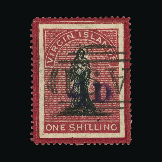 Lot 2472 - british virgin islands 1888 -  Universal Philatelic Auctions Sale #75