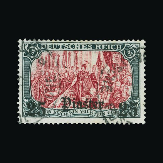 Lot 5570 - Germany - Post Offices in Turkish Empire 1905 - Universal Philatelic Auctions Sale #75 | Unsold lots at reserve prices (80% of estimate) Lot 5570 - Germany - Post Offices in Turkish Empire 1905 - Universal Philatelic Auctions Sale #75 | Unsold lots at reserve prices (80% of estimate)