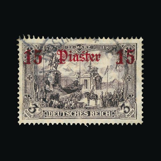 Lot 5572 - Germany - Post Offices in Turkish Empire 1905-12 - Universal Philatelic Auctions Sale #75 | Unsold lots at reserve prices (80% of estimate) Lot 5572 - Germany - Post Offices in Turkish Empire 1905-12 - Universal Philatelic Auctions Sale #75 | Unsold lots at reserve prices (80% of estimate)