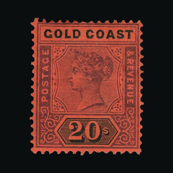 Lot 5837 - gold coast 1889-94 -  Universal Philatelic Auctions Sale #75 | Unsold lots at reserve prices (80% of estimate)