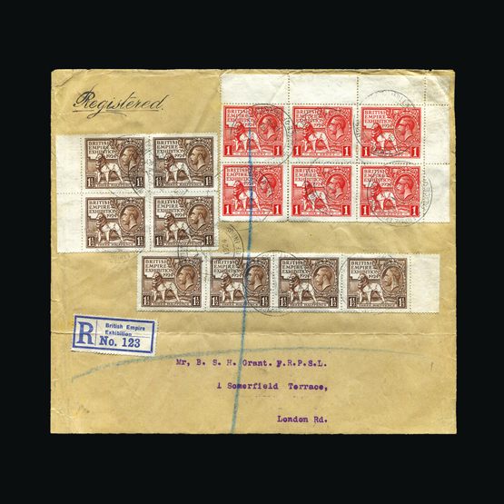 Lot 10413 - Great Britain - Covers - KGV 1924 -  Universal Philatelic Auctions Sale #77 worldwide Collections