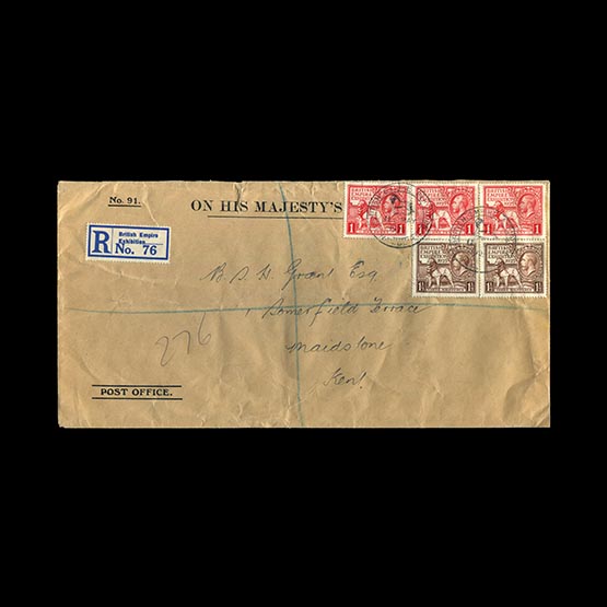 Lot 10414 - Great Britain - Covers - KGV 1925 -  Universal Philatelic Auctions Sale #77 worldwide Collections