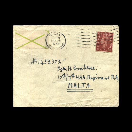 Lot 10427 - Great Britain - Covers - KGVI 1943 -  Universal Philatelic Auctions Sale #77 worldwide Collections